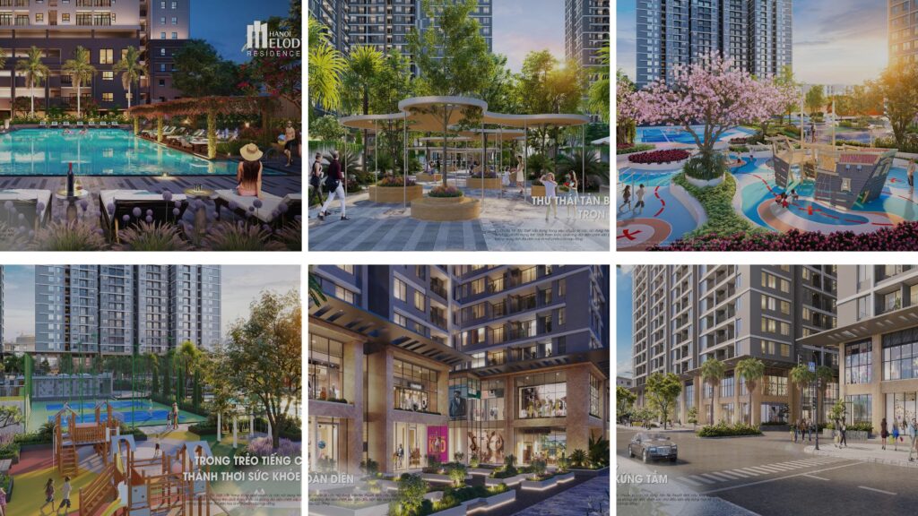 Tiện ích dự án Melody Residences