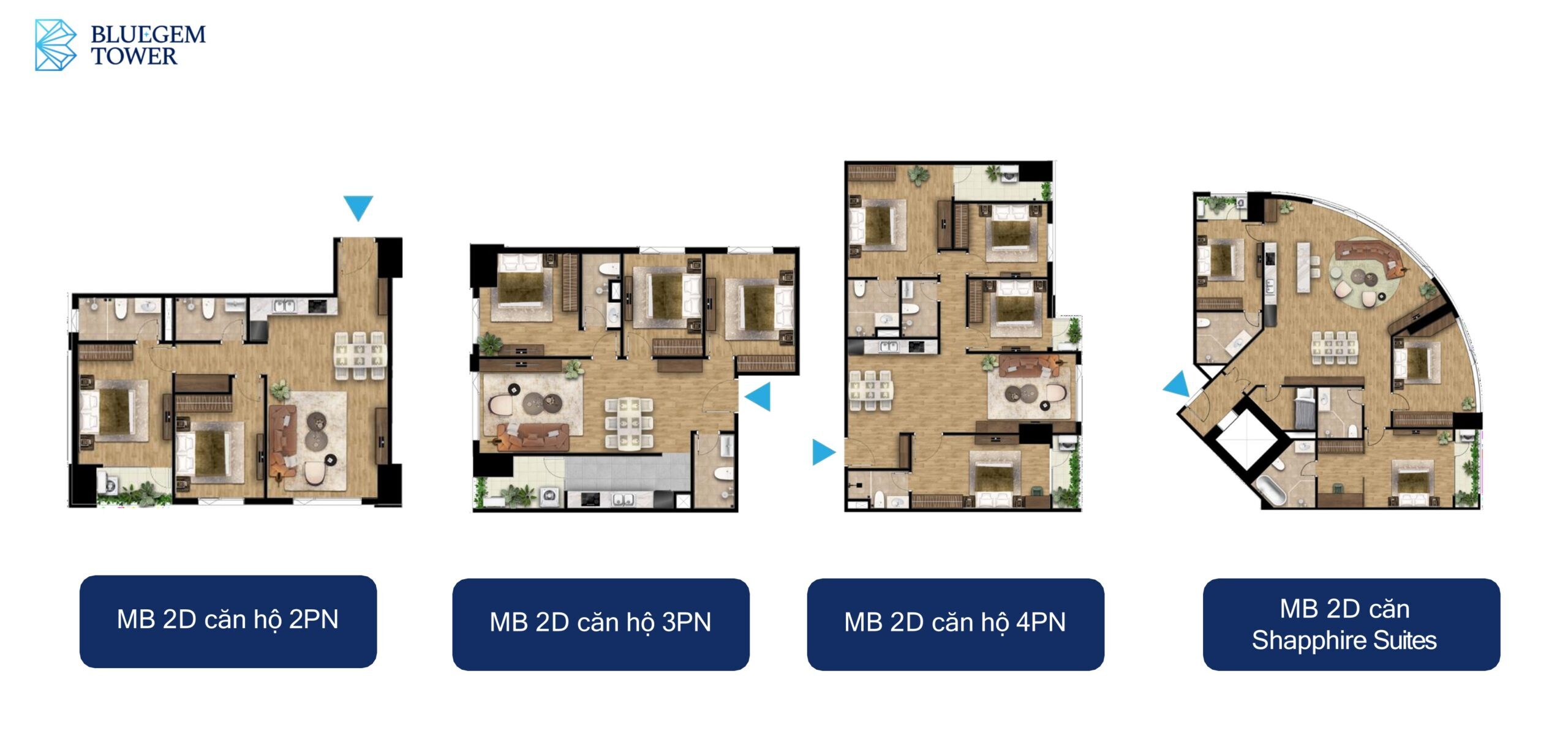 Thiết kế căn hộ BlueGem Tower